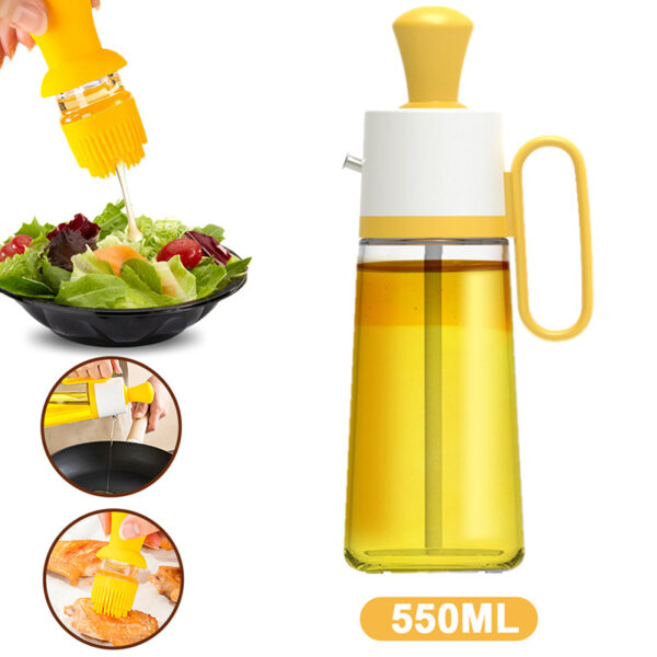 2-in-1 Oil Dispenser Bottle with Brush